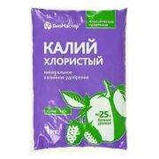 Калий хлористый 1 кг. Удобрение «Садовые рецепты»