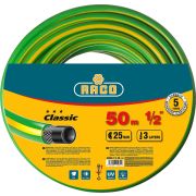 Поливочный шланг RACO CLASSIC 1/2″ 50 м 25 атм трёхслойный армированный