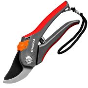 G-26 Секатор с двухкомпонентными рукоятками, плоскостной, 205 мм, GRINDA