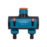 GRINDA PROLine TS-2, 3/4″-1″, распределитель двухканальный, поливочный, с внутренней резьбой