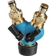 GRINDA PROLine BS, 3/4″-1″, распределитель поливочный, с внутренней резьбой, двухканальный, из латуни